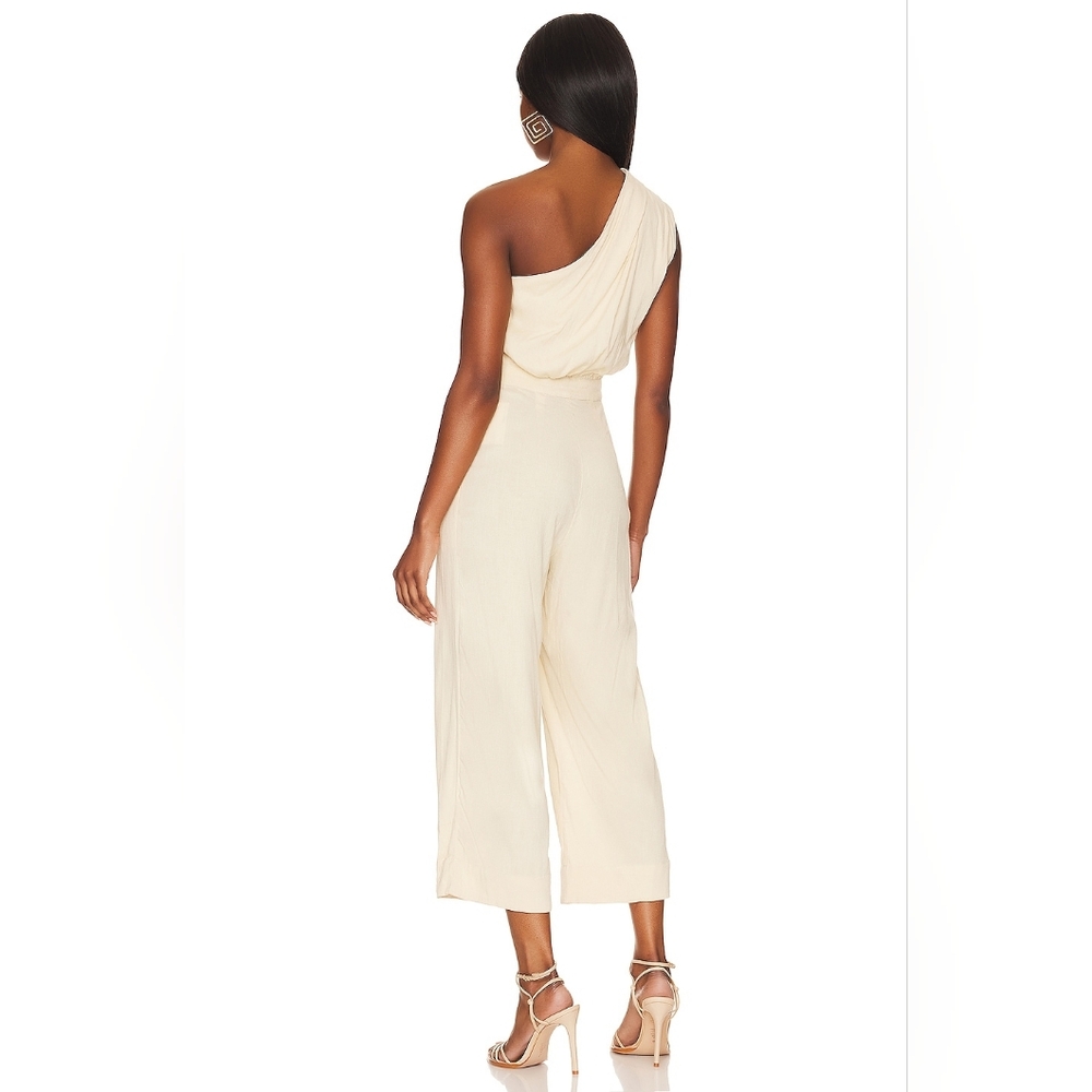 Free People Avery One-Shoulder Jumpsuit, Size 12, Washed Out, NWT - Picture 2 of 13